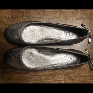 Adrianna Papell Metallic Ballet Flat